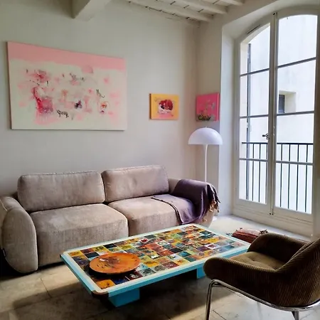 Le Hors-saison - Charme Et Art à Appartement Pézenas